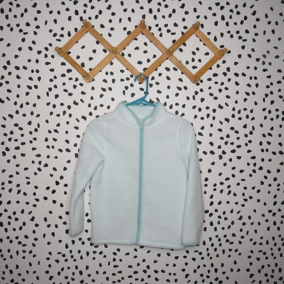 OshKosh B'gosh Other - Oshkosh Mint Sherpa Fleece Girls Full Zip Jacket